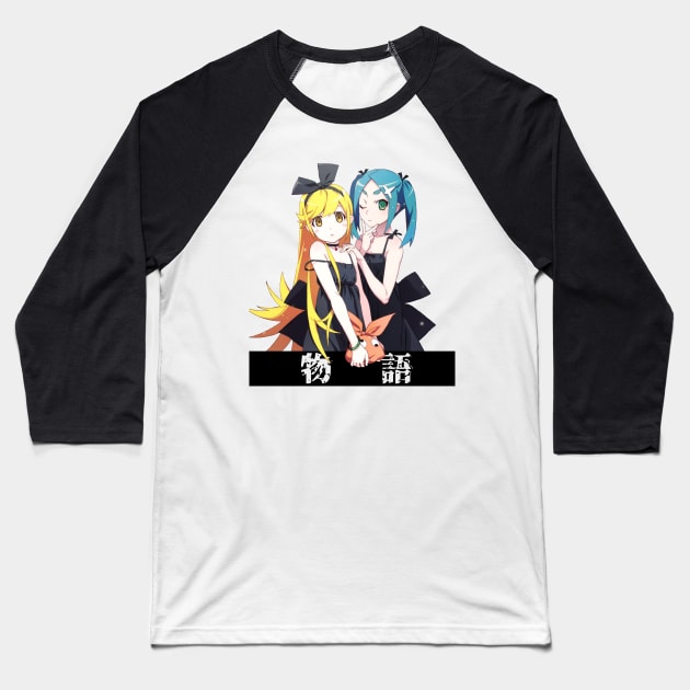 Shinobu x Yotsugi Baseball T-Shirt by Magician_J